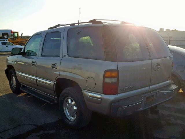 1GKEC13T8YJ200661 - 2000 GMC YUKON GRAY photo 3