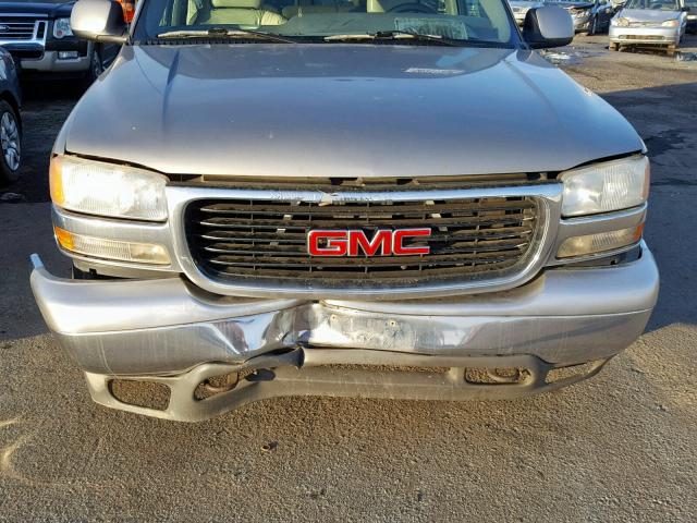 1GKEC13T8YJ200661 - 2000 GMC YUKON GRAY photo 9