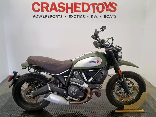 ML015ANM7HT010882 - 2017 DUCATI SCRAMBLER GREEN photo 1