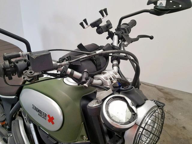 ML015ANM7HT010882 - 2017 DUCATI SCRAMBLER GREEN photo 11