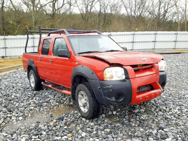 1N6ED27T51C333376 - 2001 NISSAN FRONTIER C RED photo 1