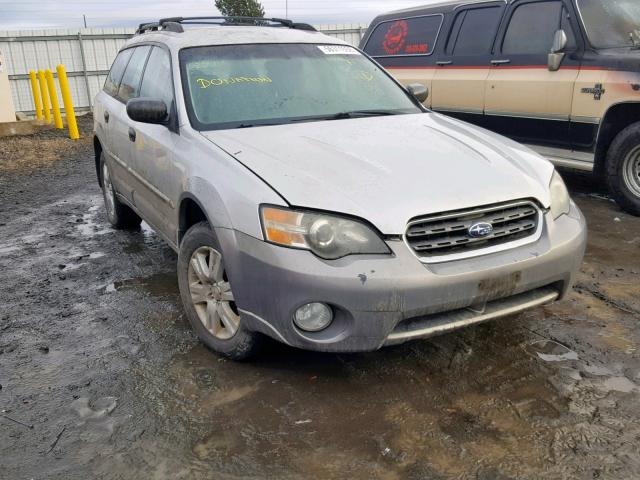 4S4BP61C857352351 - 2005 SUBARU LEGACY OUT SILVER photo 1