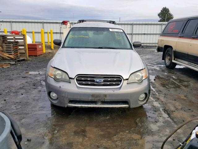 4S4BP61C857352351 - 2005 SUBARU LEGACY OUT SILVER photo 9