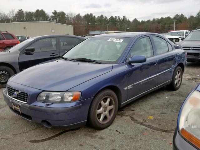 YV1RS58D122157544 - 2002 VOLVO S60 2.4T BLUE photo 2