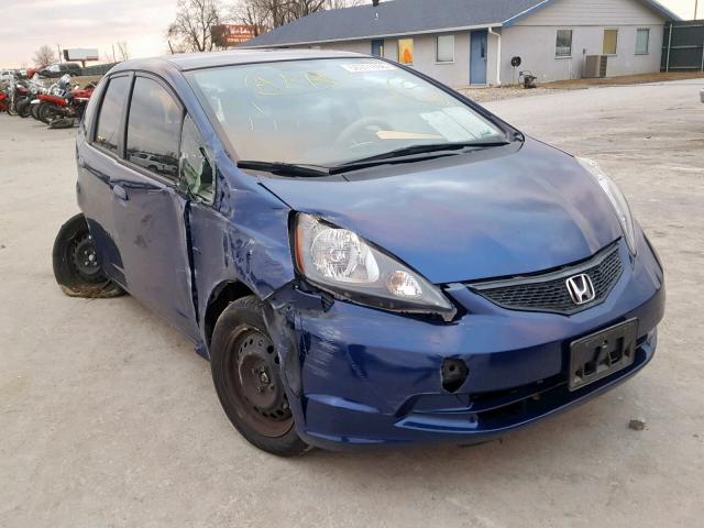 JHMGE8H32DC071426 - 2013 HONDA FIT BLUE photo 1