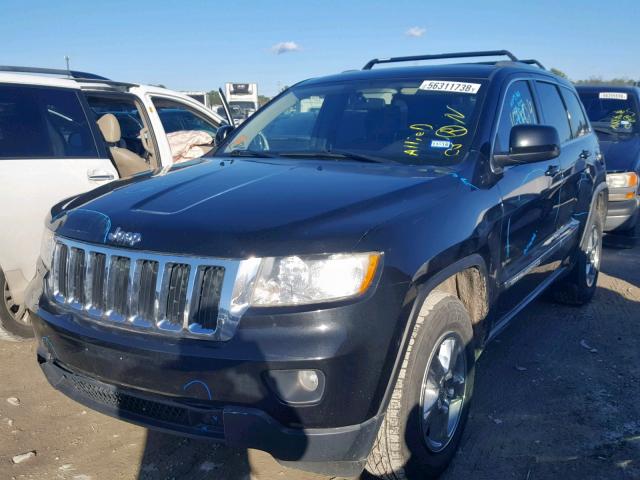 1J4RS4GG0BC573584 - 2011 JEEP GRAND CHER BLACK photo 2