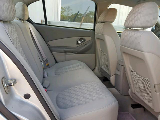 1G1ZT54884F124296 - 2004 CHEVROLET MALIBU LS Մոխրագույն լուսանկար 6