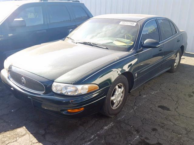 1G4HP54K114252840 - 2001 BUICK LESABRE CU GREEN photo 2