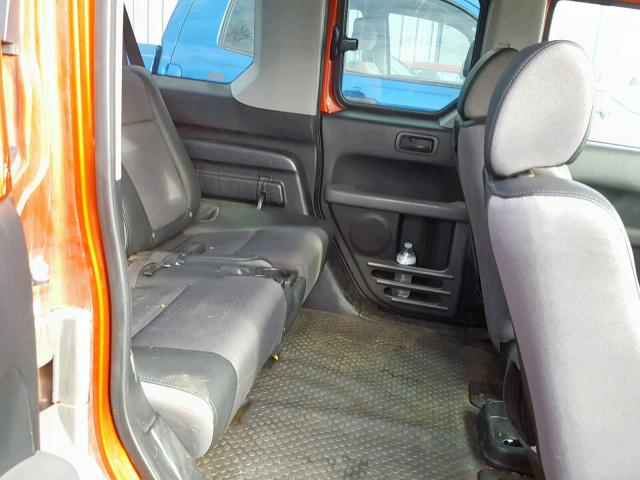 5J6YH28583L033574 - 2003 HONDA ELEMENT EX ORANGE photo 6