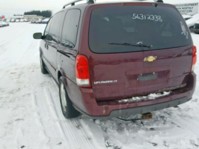 1GNDV33LX6D202475 - 2006 CHEVROLET UPLANDER L BURGUNDY photo 3