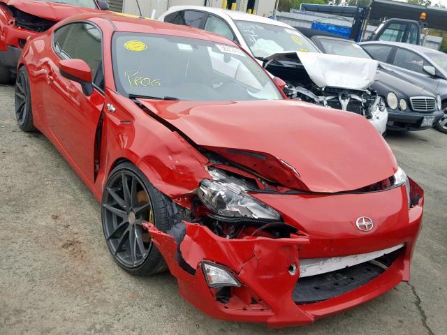 JF1ZNAA18D2716022 - 2013 TOYOTA SCION FR-S RED photo 1