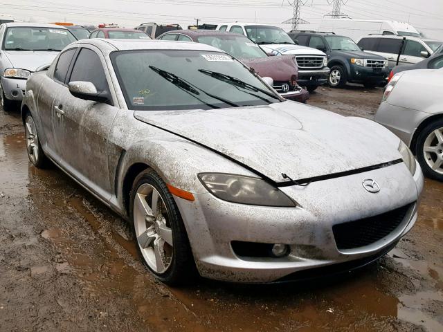 JM1FE17N040121474 - 2004 MAZDA RX8 SILVER photo 1