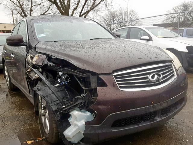 JNKAJ09F18M354590 - 2008 INFINITI EX35 BASE MAROON photo 1