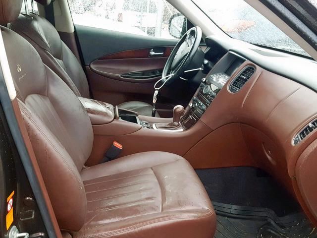 JNKAJ09F18M354590 - 2008 INFINITI EX35 BASE MAROON photo 5