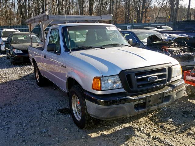 1FTYR10DX4PA25969 - 2004 FORD RANGER SILVER photo 1