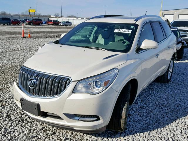 5GAKVDKD2DJ188703 - 2013 BUICK ENCLAVE WHITE photo 2