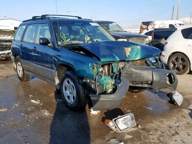 JF1SF6358WH751798 - 1998 SUBARU FORESTER L GREEN photo 1