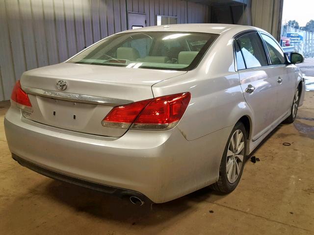4T1BK3DBXCU457620 - 2012 TOYOTA AVALON BAS Ақ фото 4