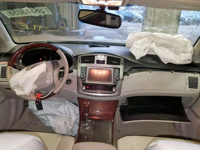 4T1BK3DBXCU457620 - 2012 TOYOTA AVALON BAS Ақ фото 9