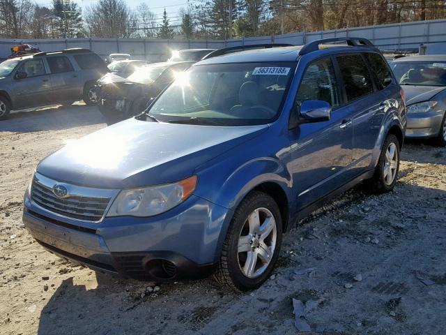 JF2SH63629H779356 - 2009 SUBARU FORESTER 2 BLUE photo 2