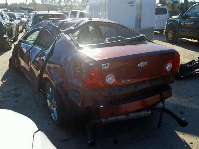 1G1ZD5E72BF213782 - 2011 CHEVROLET MALIBU 2LT BURGUNDY photo 3