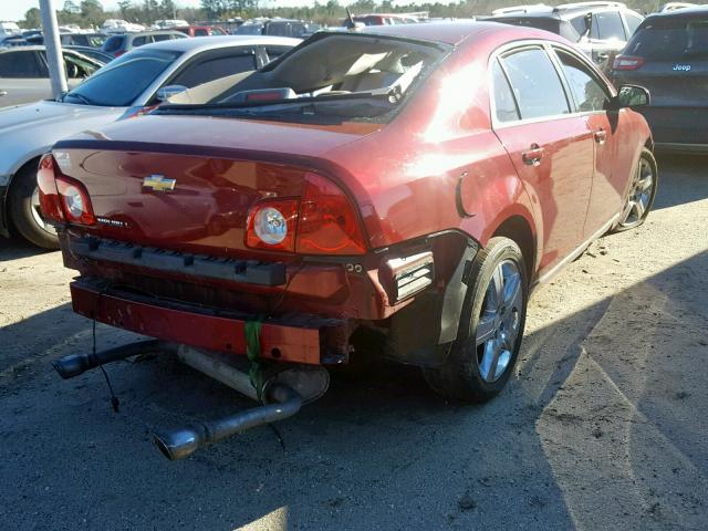 1G1ZD5E72BF213782 - 2011 CHEVROLET MALIBU 2LT BURGUNDY photo 4