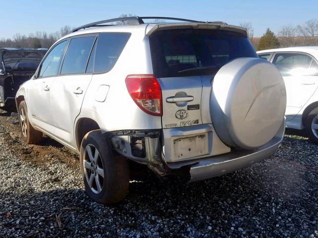 JTMZD34VX85116243 - 2008 TOYOTA RAV4 LIMIT SILVER photo 3