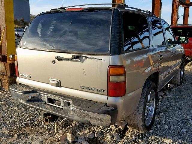 1GNEC13T5YJ103565 - 2000 CHEVROLET TAHOE C150 TAN photo 4