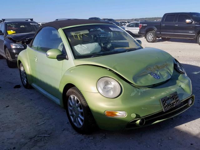 3VWCM21Y24M306439 - 2004 VOLKSWAGEN NEW BEETLE მწვანე ფოტო 1