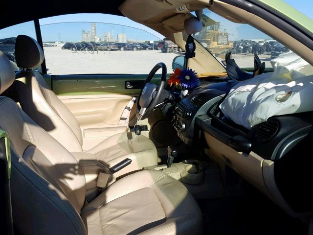 3VWCM21Y24M306439 - 2004 VOLKSWAGEN NEW BEETLE მწვანე ფოტო 5