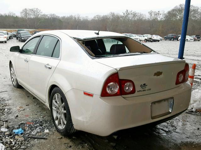 1G1ZE5E19BF299469 - 2011 CHEVROLET MALIBU LTZ WHITE photo 3