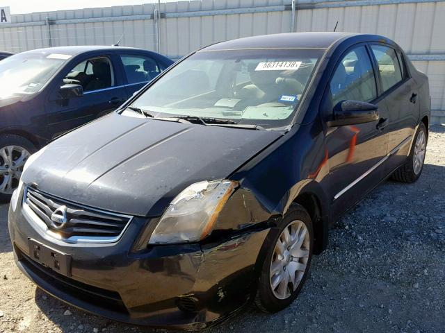 3N1AB6AP6AL651590 - 2010 NISSAN SENTRA 2.0 BLACK photo 2