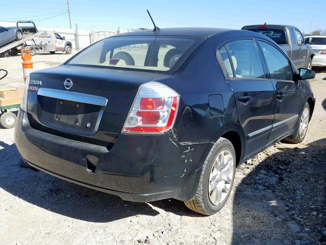 3N1AB6AP6AL651590 - 2010 NISSAN SENTRA 2.0 BLACK photo 4