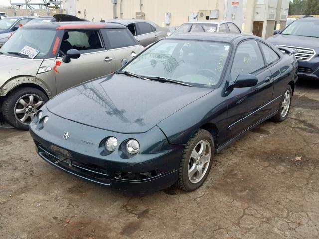 JH4DC446XSS012645 - 1995 ACURA INTEGRA SE GREEN photo 2