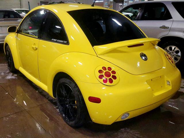 3VWCB21C42M444345 - 2002 VOLKSWAGEN NEW BEETLE Sarı foto 3