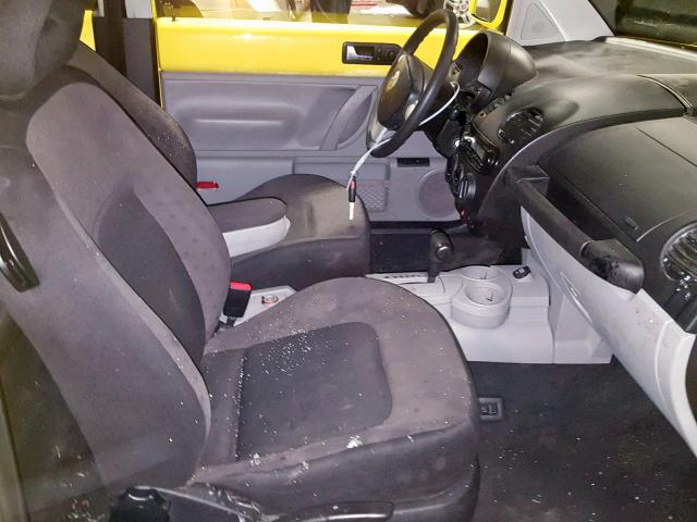 3VWCB21C42M444345 - 2002 VOLKSWAGEN NEW BEETLE Sarı foto 5