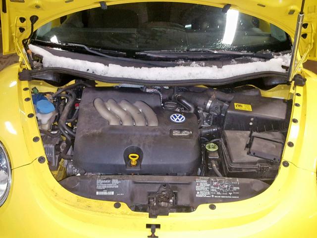 3VWCB21C42M444345 - 2002 VOLKSWAGEN NEW BEETLE Sarı foto 7