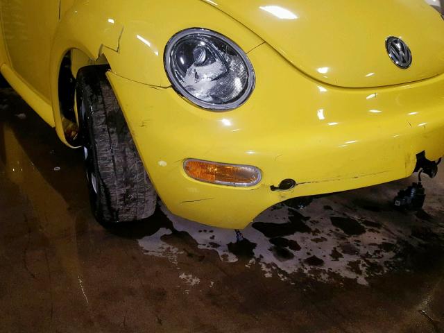 3VWCB21C42M444345 - 2002 VOLKSWAGEN NEW BEETLE Sarı foto 9