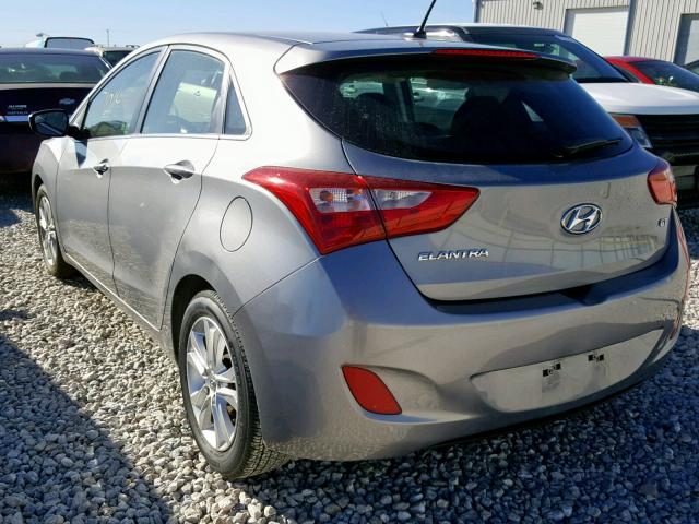 KMHD35LH4EU184944 - 2014 HYUNDAI ELANTRA GT GRAY photo 3