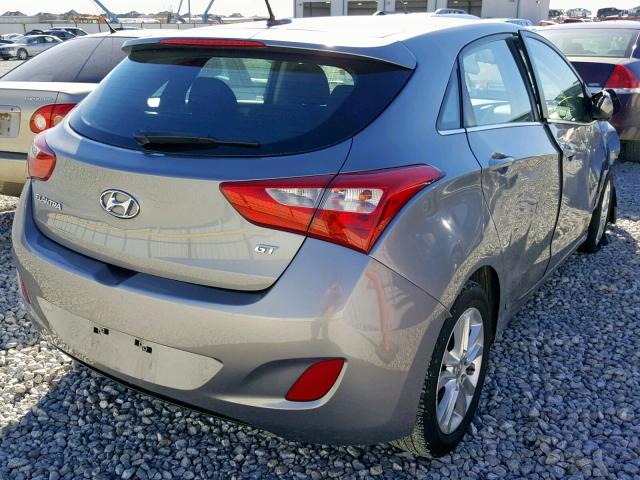 KMHD35LH4EU184944 - 2014 HYUNDAI ELANTRA GT GRAY photo 4