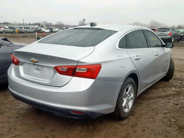 1G1ZB5ST5HF258375 - 2017 CHEVROLET MALIBU LS Gümüş foto 4