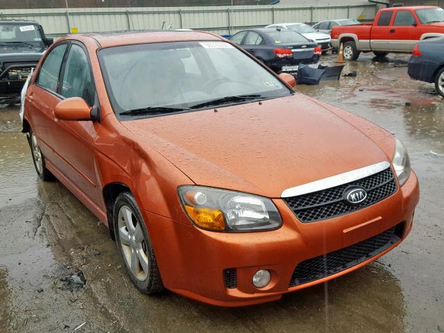 KNAFE222695027397 - 2009 KIA SPECTRA EX ORANGE photo 1