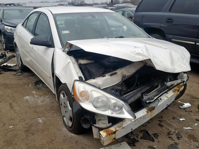 1G2ZF58B974239532 - 2007 PONTIAC G6 VALUE L WHITE photo 1