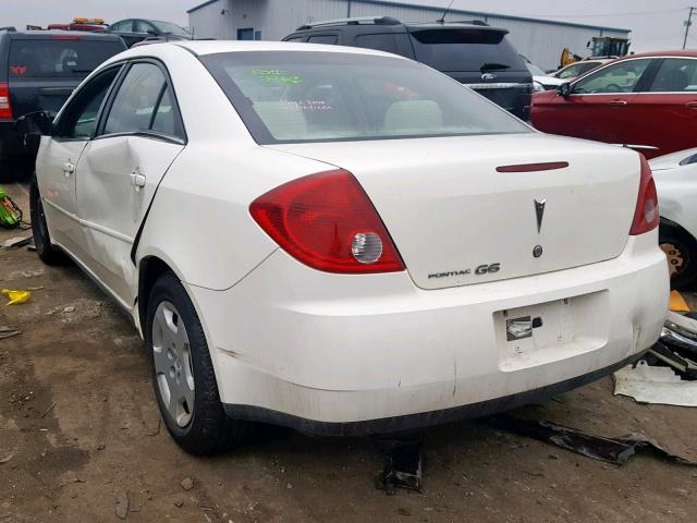 1G2ZF58B974239532 - 2007 PONTIAC G6 VALUE L WHITE photo 3