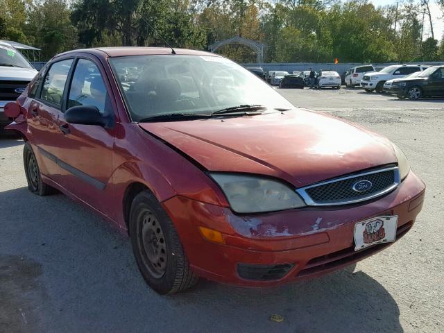 1FAFP34N85W108258 - 2005 FORD FOCUS ZX4 RED photo 1