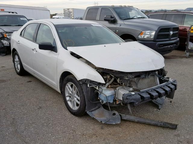 3FAHP0GA7BR141511 - 2011 FORD FUSION S WHITE photo 1