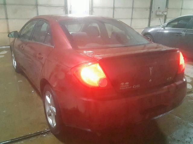 1G2ZH57N794124596 - 2009 PONTIAC G6 GT RED photo 3