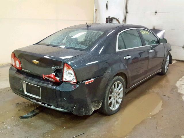 1G1ZE5E10BF200912 - 2011 CHEVROLET MALIBU LTZ BLACK photo 4