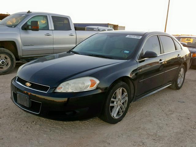 2G1WC5E39C1102576 - 2012 CHEVROLET IMPALA LTZ BLACK photo 2