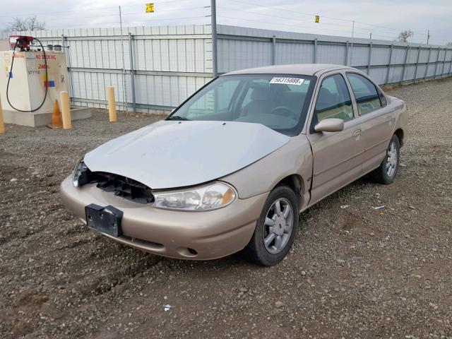 1FAFP6631XK220374 - 1999 FORD CONTOUR SE TAN photo 2